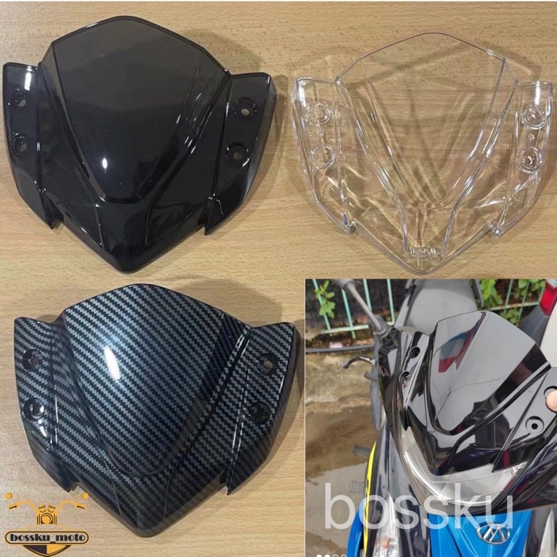 LC135 V4 V7 COWLING VISOR YAMAHA LC135 WINDSHIELD WINDSCREEN HEAD LAMP