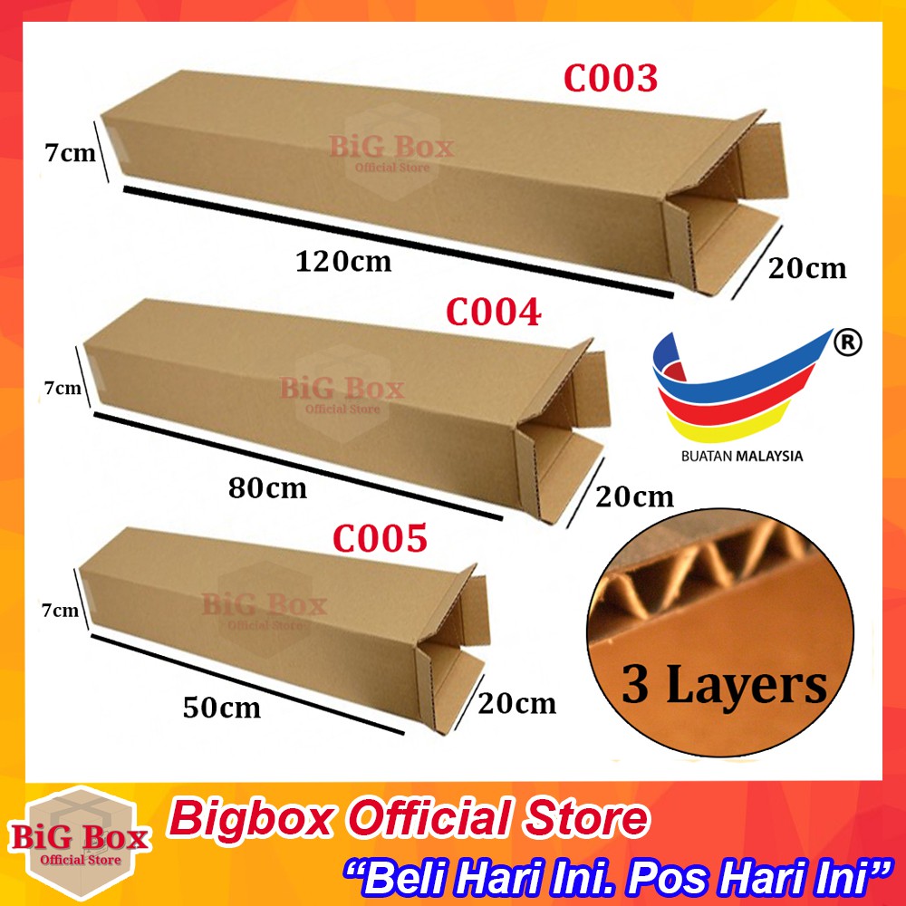 Bigbox Kotak Packaging Box Carton Box Packing Box Paper Boxes Hidden