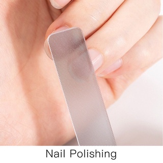 Nano Glass Polishing Nail Pengilat Kuku Kaca File Transparent Buffer