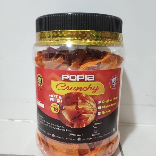 Popia Crunchy Original Cheese 300g Sedap Rangup Fresh Shopee