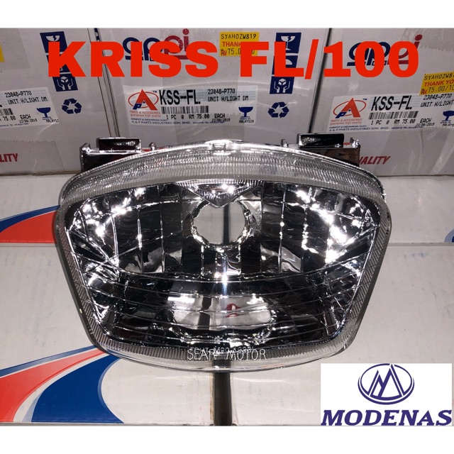 KRISS FL 100 MR1 HEAD LAMP APPI OEM HIGH QUALITY Shopee Malaysia