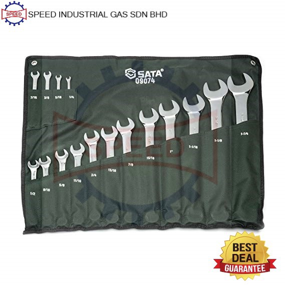 Sata Pcs Sae Af Combination Wrench Set