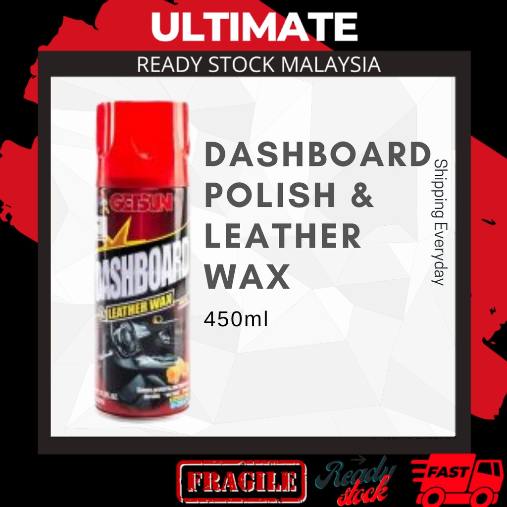 Getsun Dashboard Polish Leather Wax Shopee Malaysia