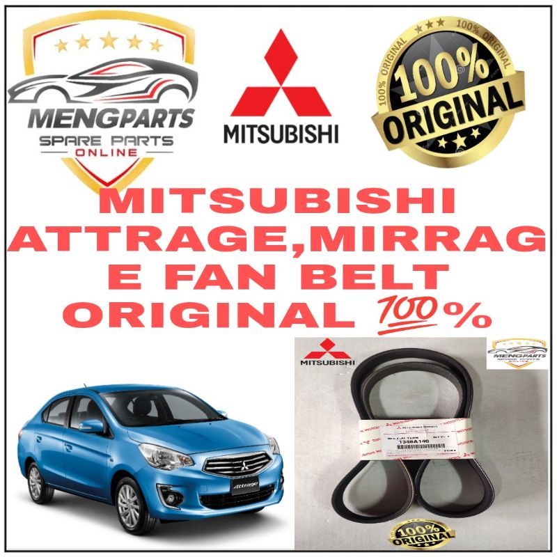 ORIGINAL MITSUBISHI ATTRAGE A13A MIRAGE A03A FAN BELT 1340A146