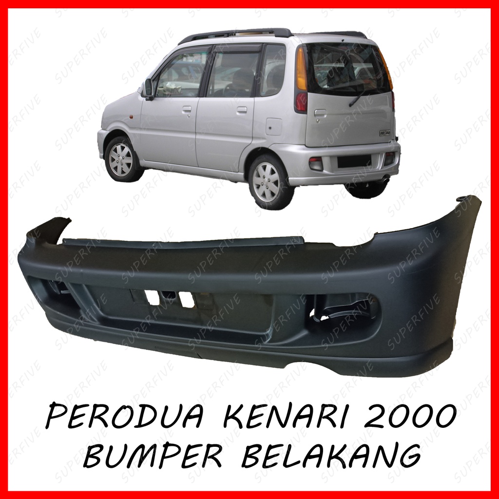 PERODUA KENARI 2000 2005 REAR BUMPER BUMPER BELAKANG Shopee