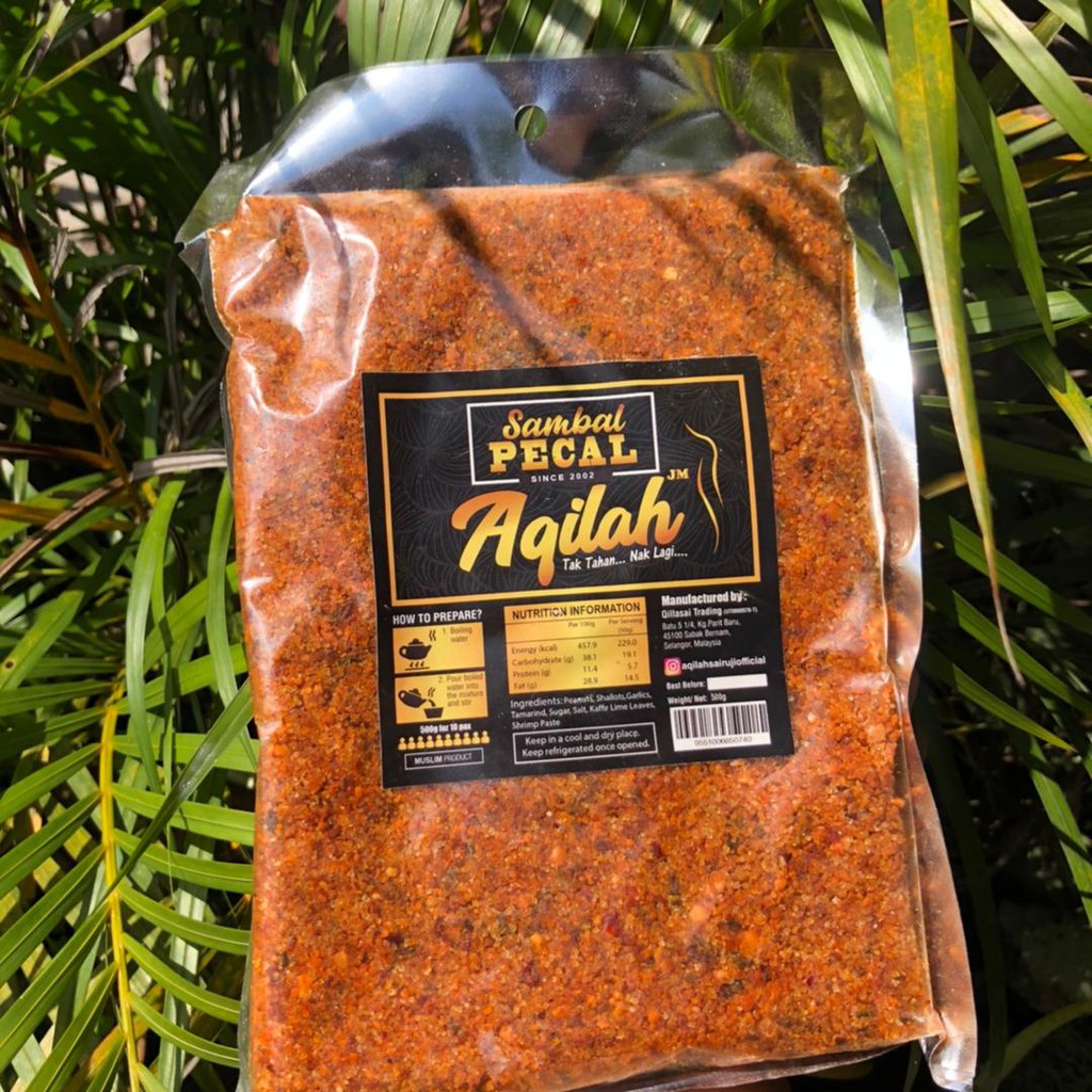 Sambal Pecel Aqilah Sedap Shopee Malaysia