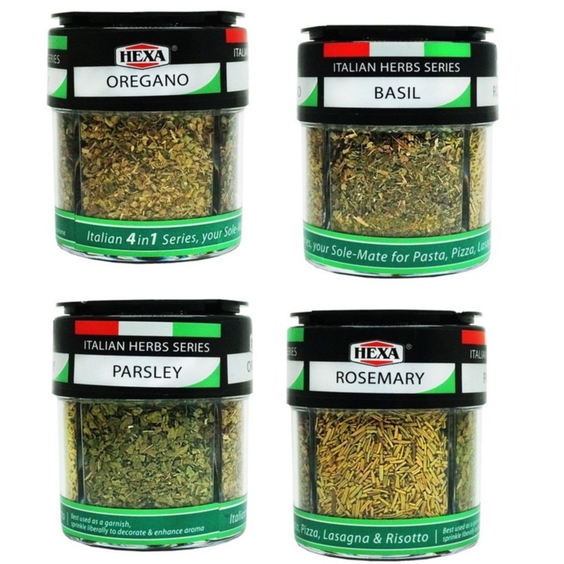 HEXA HALAL Italian 4 In 1 Herbs Series 24g Oregano L Parsley L Rosemary