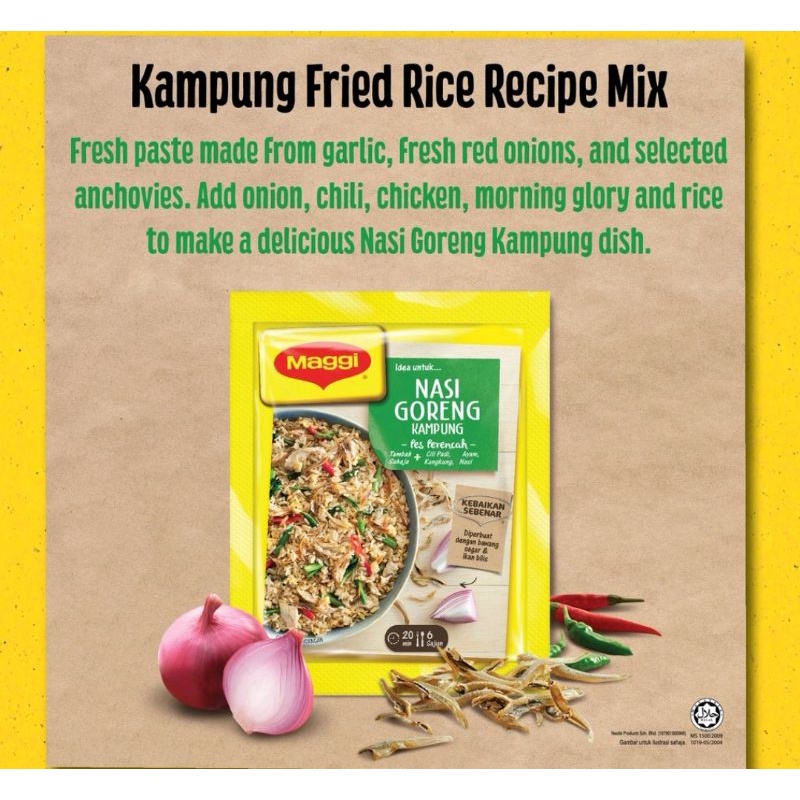 MAGGI Pes Perencah Nasi Goreng Kampung 90g Shopee Malaysia