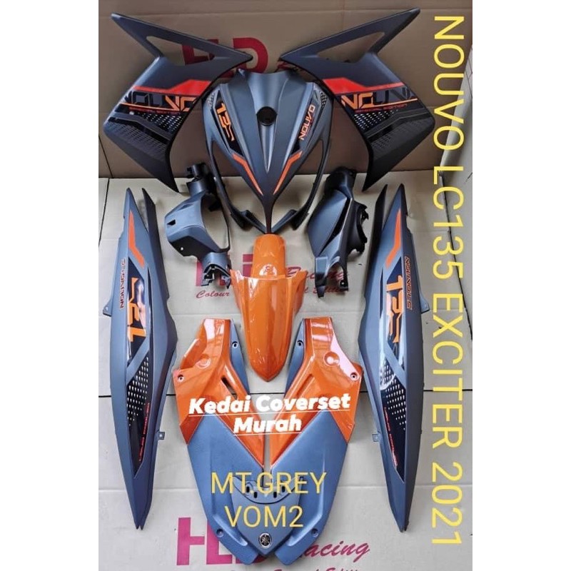 Coverset Hld Nouvo Lc Exciter Siap Tampal Shopee Malaysia