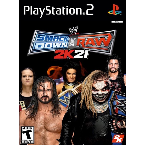 PS2 DVD GAMES WWE SMACKDOWN VS RAW 2K21 Shopee Malaysia