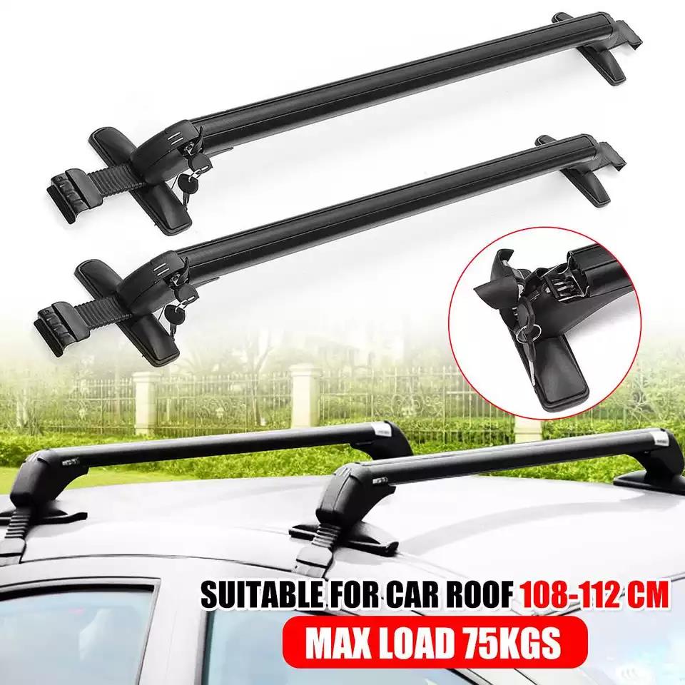 2pcs 110 115cm Universal Vehicle Car Roof Mounting Rack Car Roof Racks