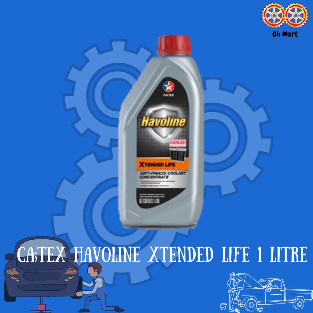 CALTEX Havoline Xtended Life Antifreeze Coolant Concentrate 1Liter