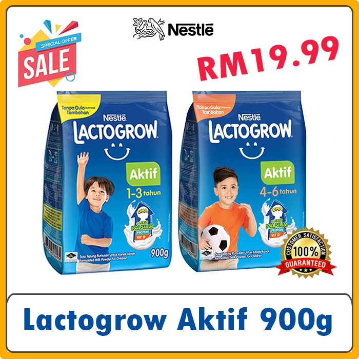 Nestle Lactogrow Aktif G Step Y And Y New Packing