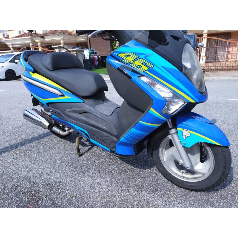 Full Body Sticker Decals Sym Vts 200 Shopee Malaysia