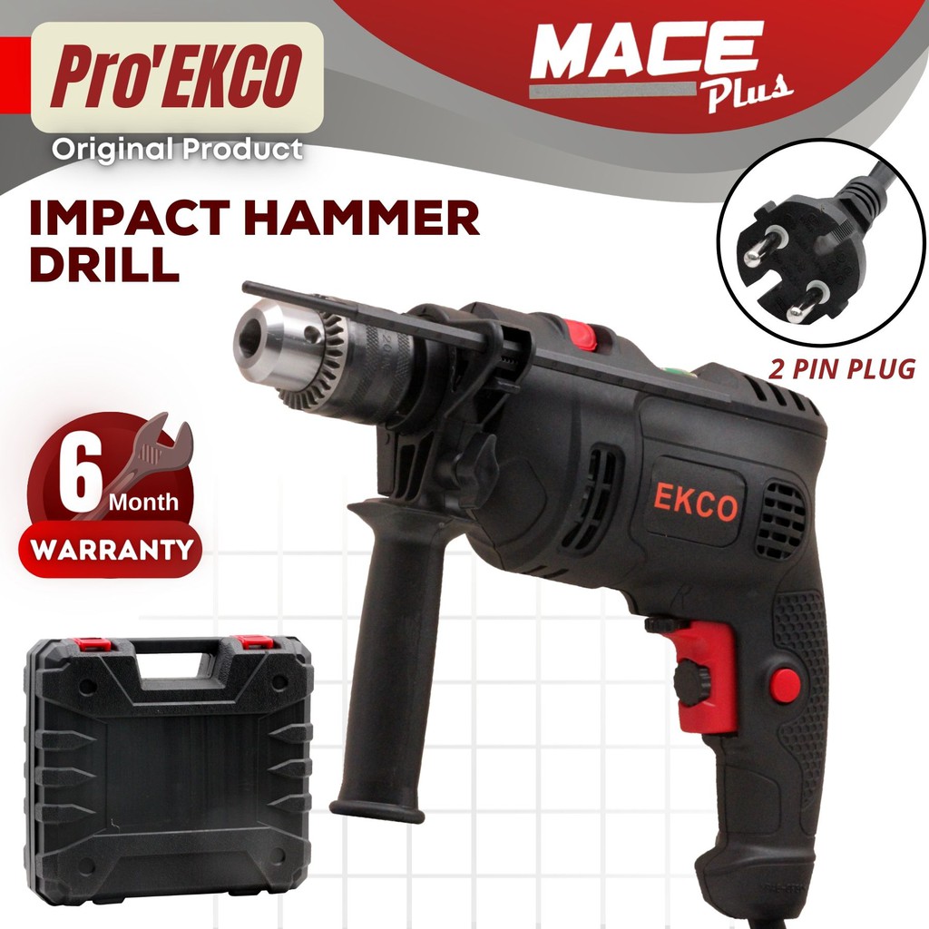 Ekco Gsb Re W V Hammer Impact Drill With Mode Random Colour