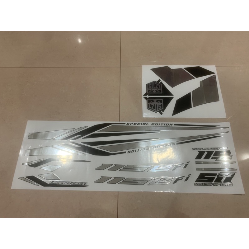 Yamaha Lagenda Srl Zr Srl Fi Chrome Body Sticker Decal Strip