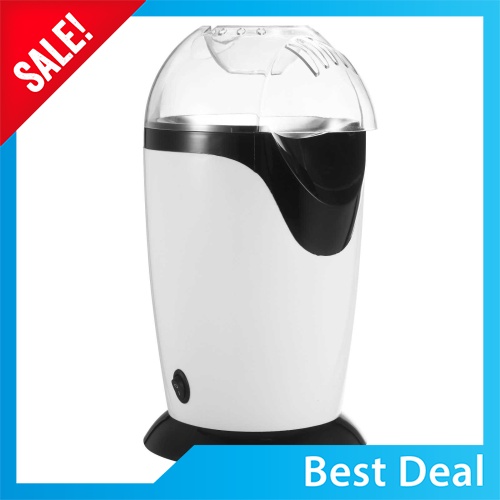 Best Deal ML Mini Electric Hot Air Popcorn Maker Popcorn Popper Machine With Measuring Cup