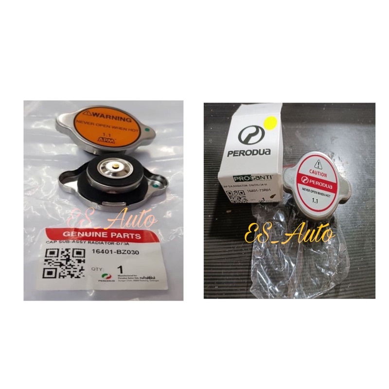 ORIGINAL PERODUA MYVI VIVA PERSONA EXORA RADIATOR CAP TANGKI CAP