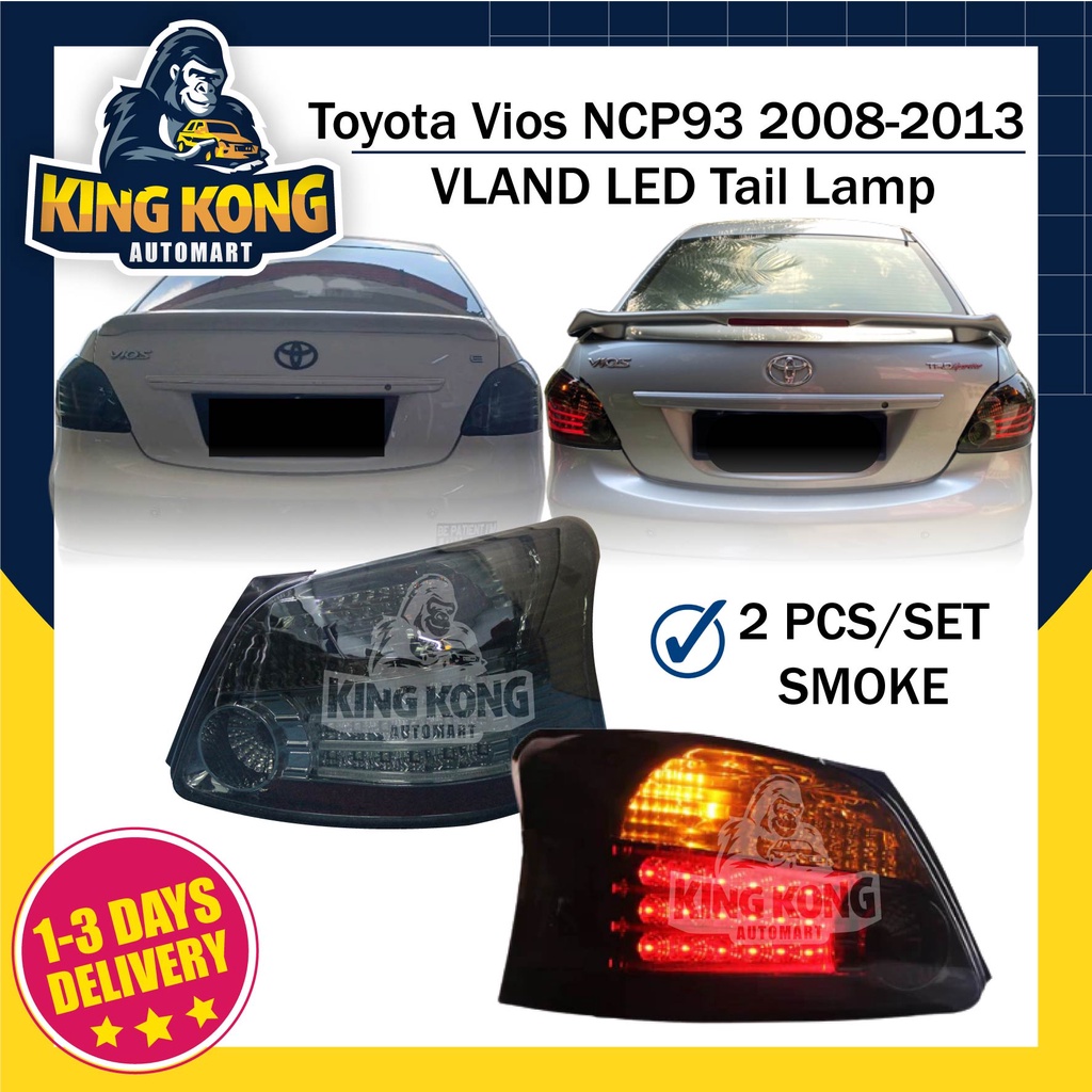 Vland Toyota Vios Ncp Dugong Led Tail Lamp