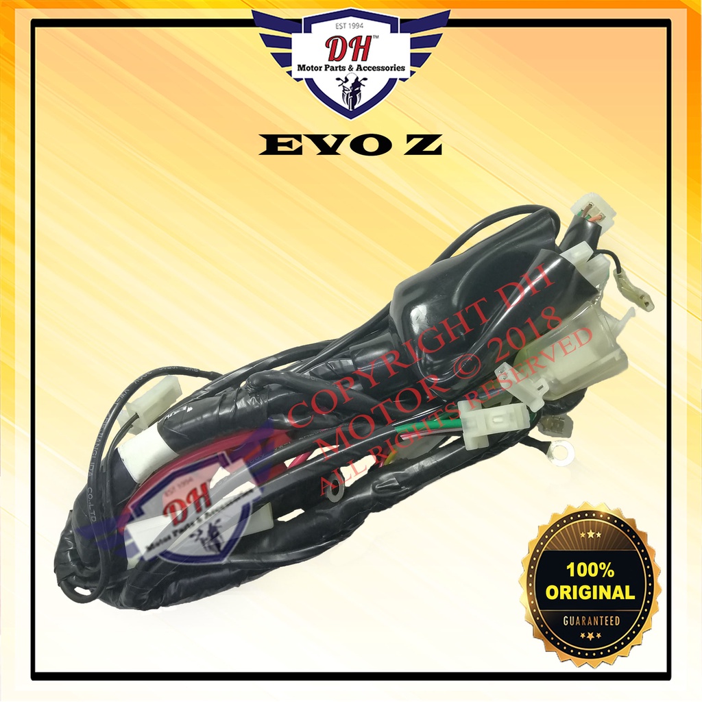 EVO Z ORIGINAL WIRING BODY WIRE HARNESS FULL SET DEMAK Shopee Malaysia