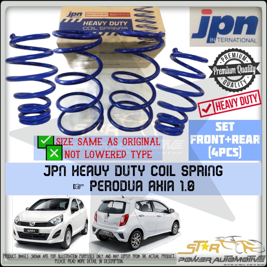 Jpn International Perodua Axia Heavy Duty Original Standard Size