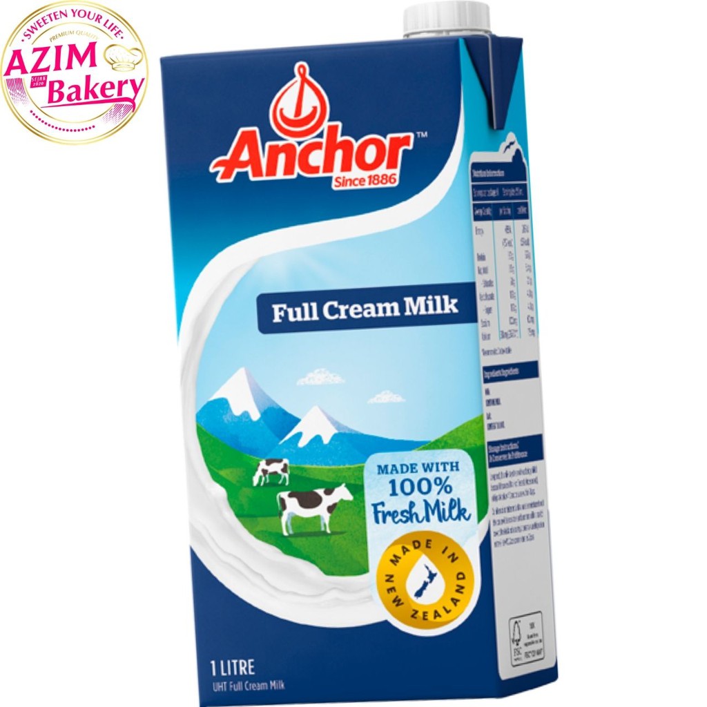 Anchor Full Cream Milk L Uht Milk Susu Penuh Krim Anchor By Azim