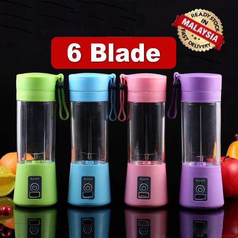 Usb Portable Electric Fruit Juicer Cup Bottle Mixer Rechargeable Juice