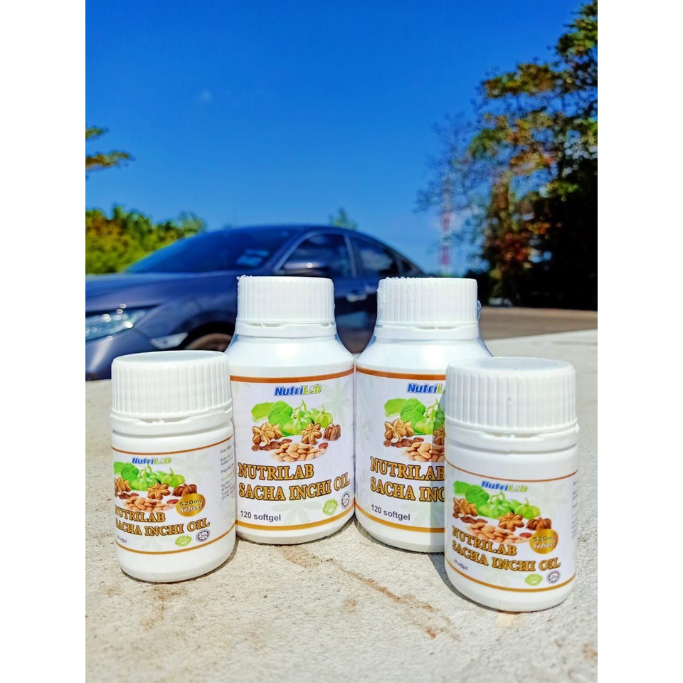 Sacha Inchi Softgel Nutrilab Botol Free Botol Jimat Softgel Vege