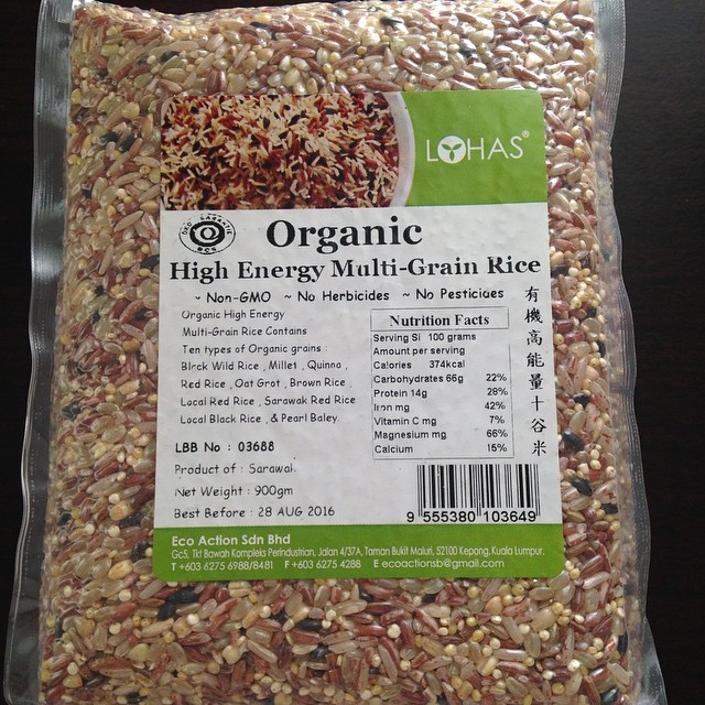 LOHAS ORGANIC HIGH ENERGY MULTI GRAIN RICE 900GRAM Shopee Malaysia