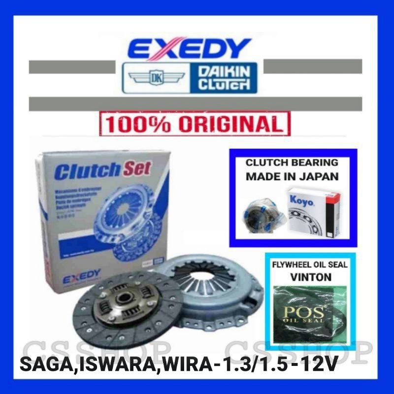 El Exedy Proton Saga Wira V Clutch Cover And Clutch Disc