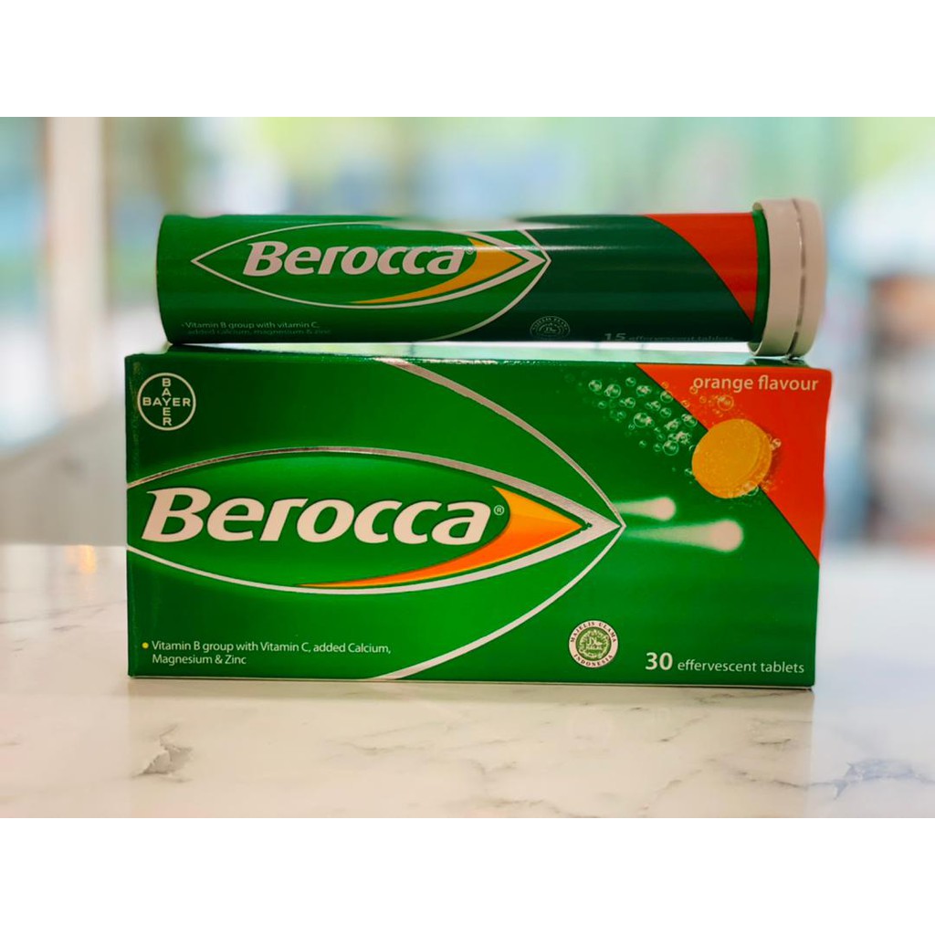 Preferred Berocca Effervescent Tablets Orange Shopee Malaysia