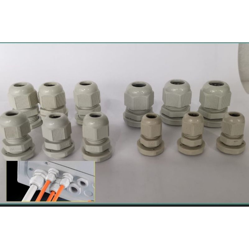 JiGO Cable Gland PVC White IP68 PG7 PG9 PG11 PG 13 5 Shopee Malaysia