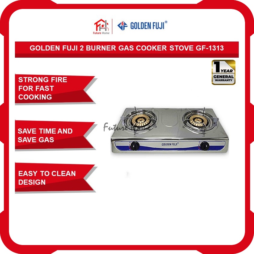 Golden Fuji Burner Gas Cooker Stove Gf Shopee Malaysia