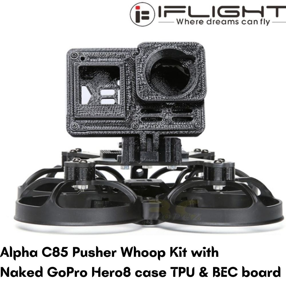 IFlight Alpha C85 Pusher Whoop DIY Build Frame Kit With Naked GoPro