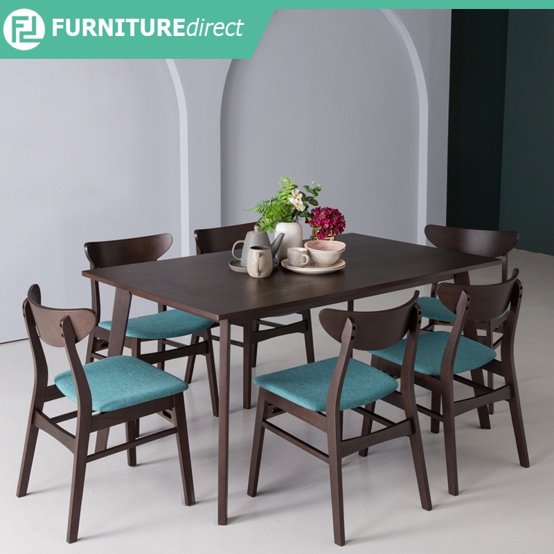 Furniture Direct Audrey Set Meja Makan Kerusi Dining Table Set Meja