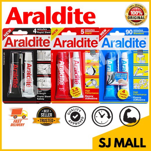 ARALDITE ARALDITE RAPID 5 MINUTES ARALDITE RAPID STEEL 4 MINUTES