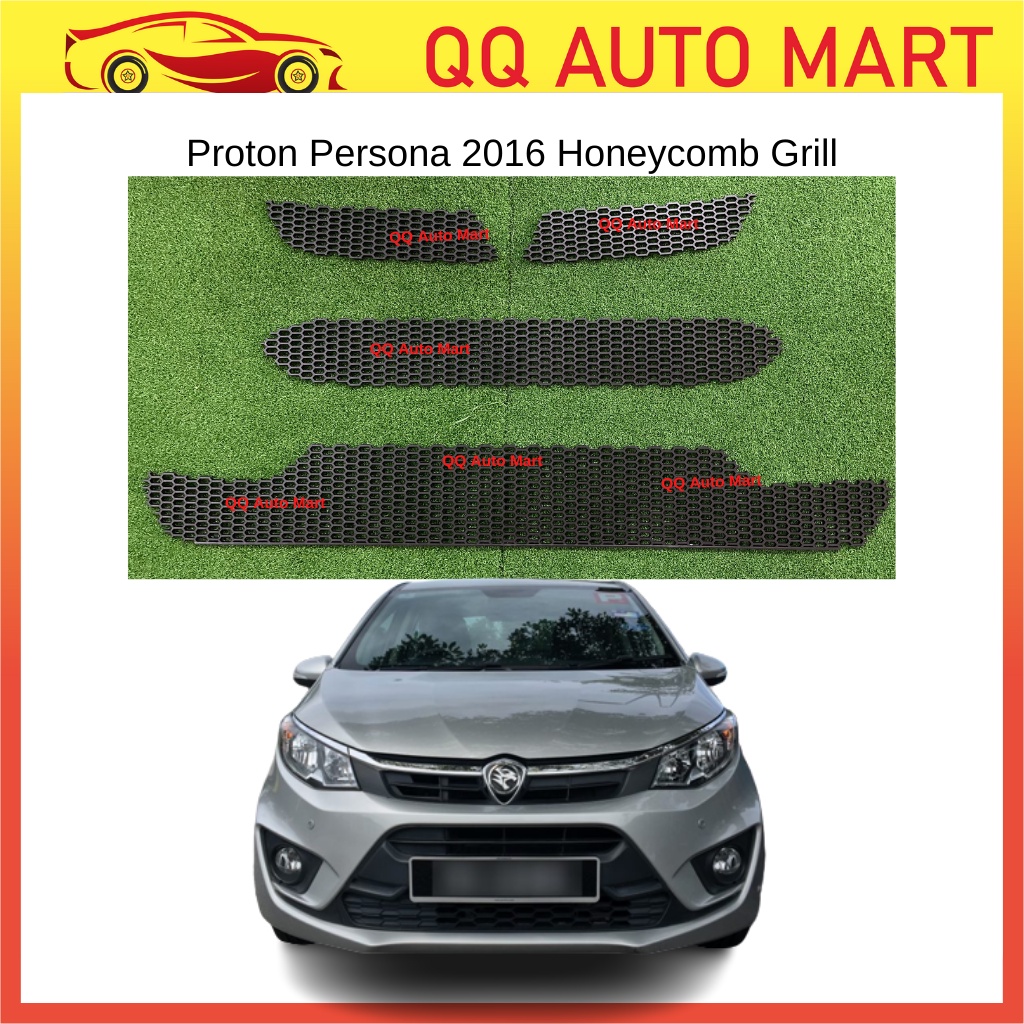 Proton Persona Vvt Honeycomb Grill Abs Front Grill Shopee Malaysia