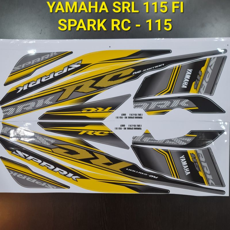 YAMAHA LAGENDA SRL 115 ZR SRL115FI SPARK RC 115 BODY STICKER READY