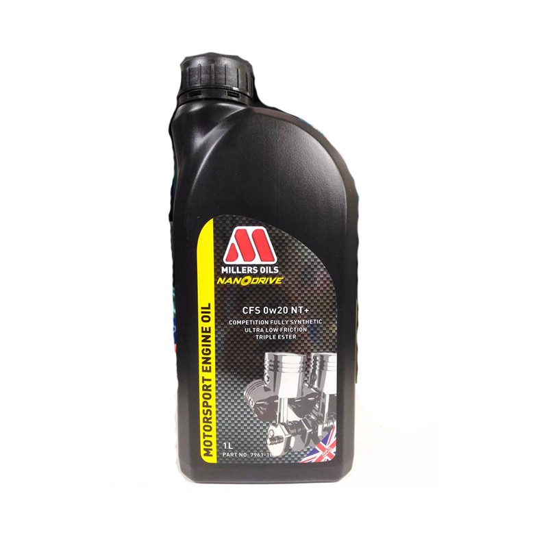 MILLERS OILS CFS 0W20 NT NANODRIVE Competition Fully Synthetic Triple