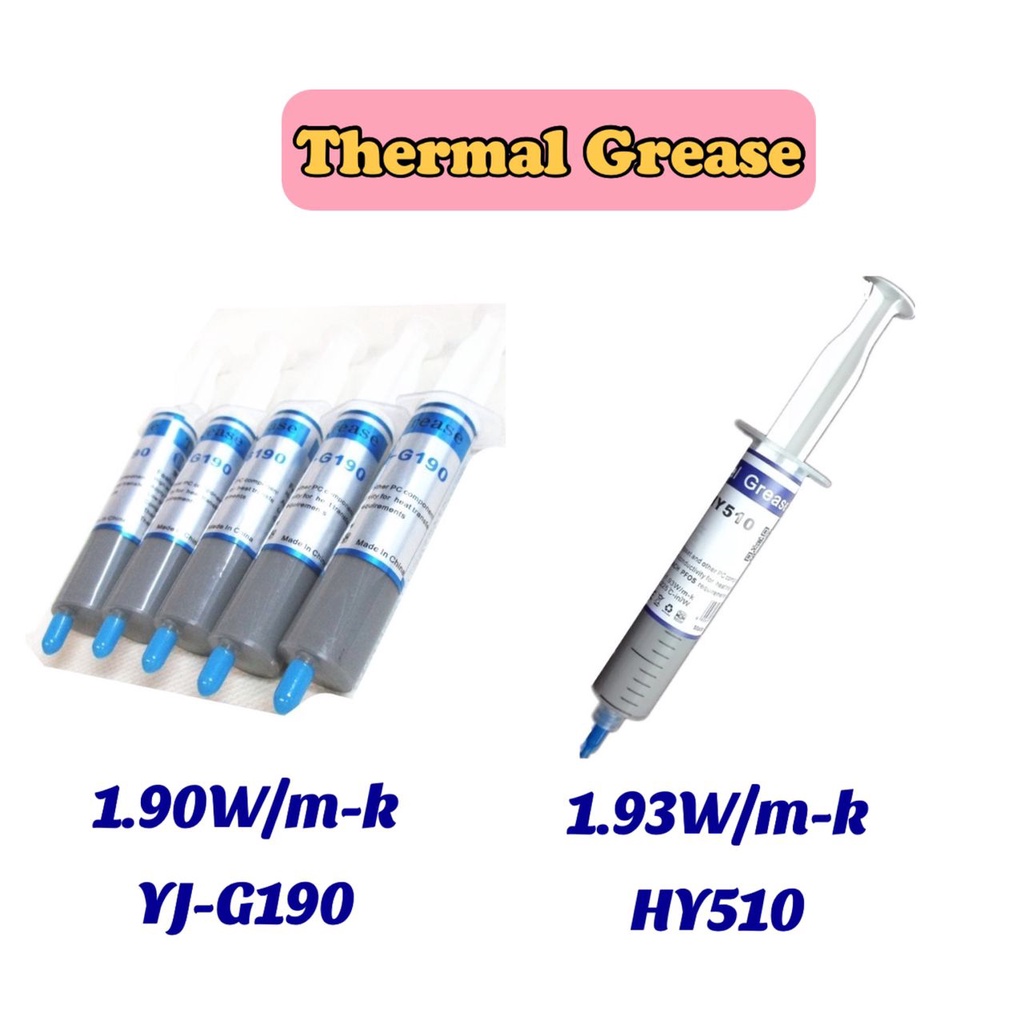 PPP YJ G190 HY510 Thermal Grease Paste Compound Silicone For CPU