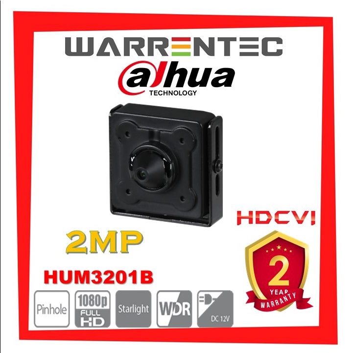 Dahua Mp Starlight Hdcvi Pinhole Camera Hum B Shopee Malaysia