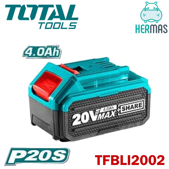 TOTAL TFBLI2002 20V 4 0Ah Li Ion Battery Pack Shopee Malaysia