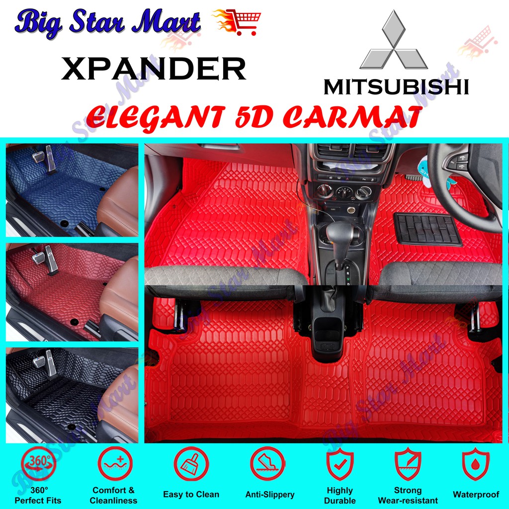 Made In Malaysia MITSUBISHI XPANDER Elegant 5D Carmat Car Carpet Car