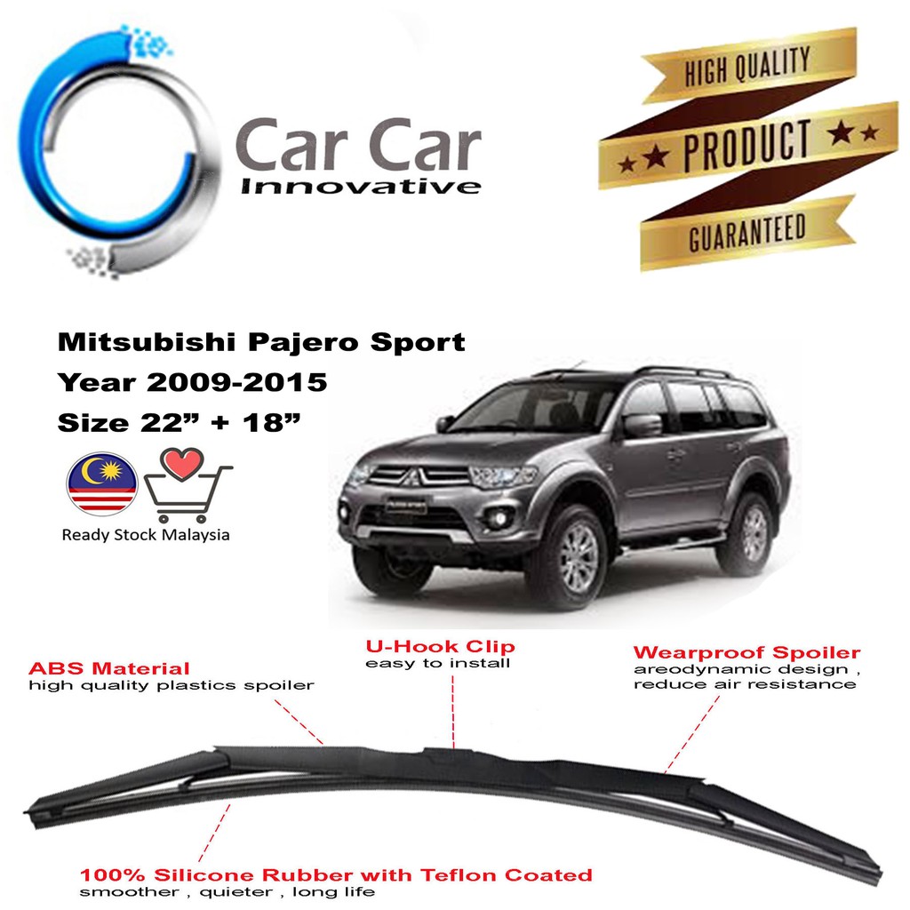 Mitsubishi Pajero Sport Wiper 2009 2015 Silicone Wiper Blades Car