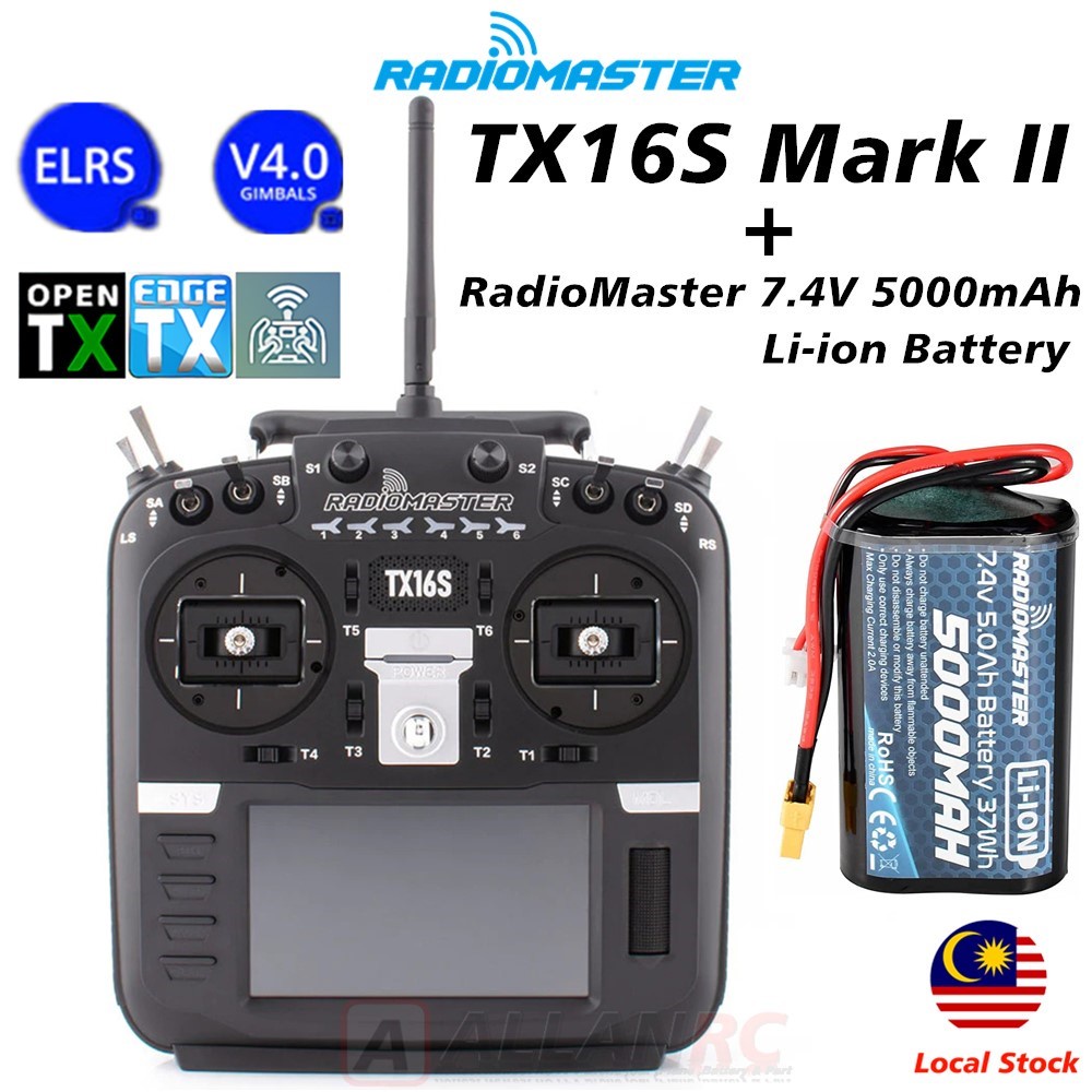 Radiomaster Tx S Mark Ii V Hall Sensor Gimbals Ghz Ch Jp In