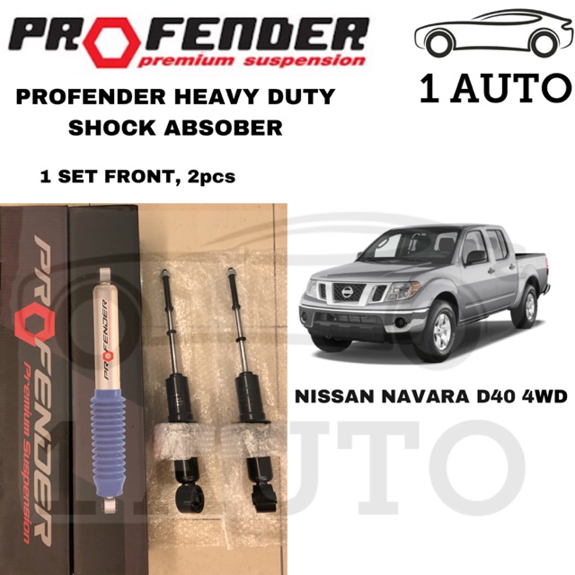 Profender Heavy Duty Front Shock Absorber For Nissan Navara D Wd