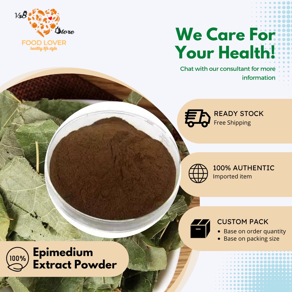 Epimedium Powder Extract Horny Goat Weed Yin Yang Huo G Shopee