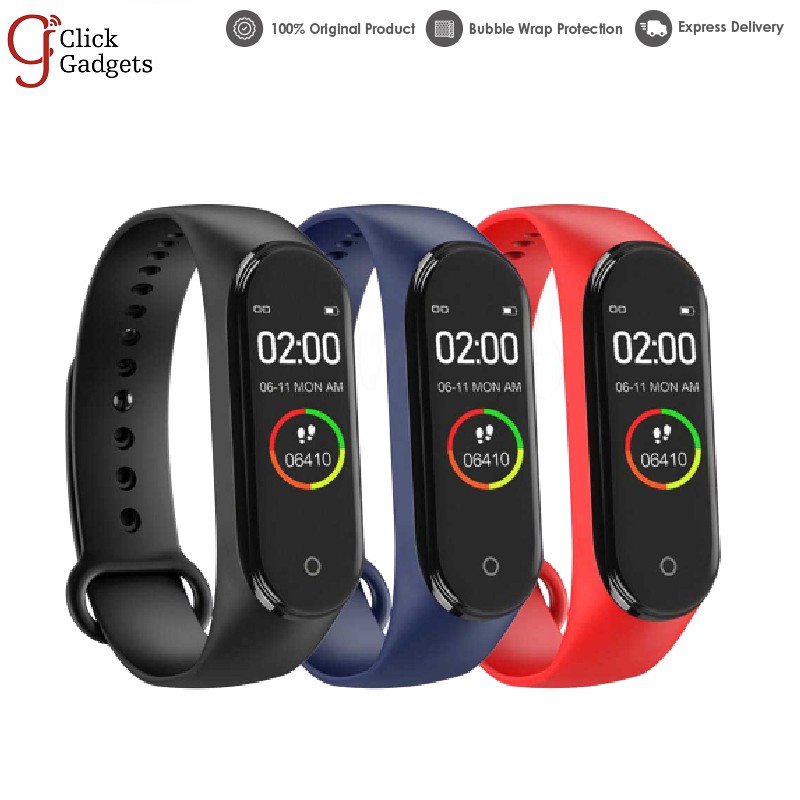 M4 Smart Band Fitness Tracker Watch Shopee Malaysia