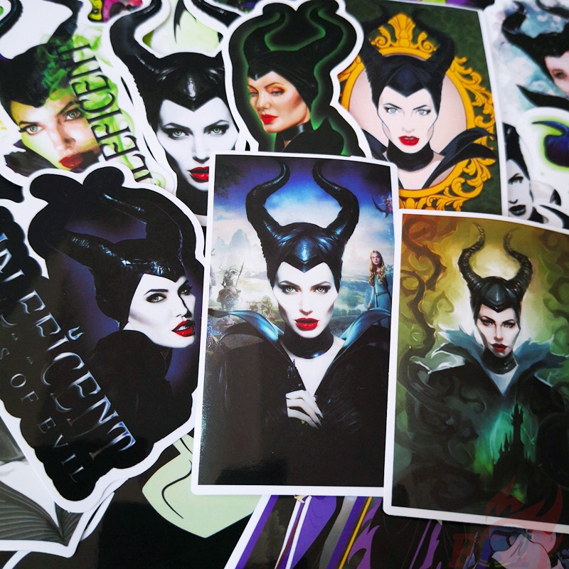 20Pcs Set Maleficent Angelina Jolie Movie Stickers Waterproof DIY