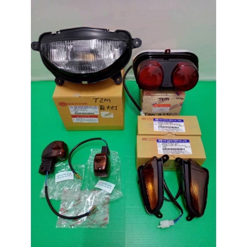 YAMAHA TZM 150 4IN1 HEAD LAMP TAIL LAMP REAR SIGNAL FRONT SIGNAL SET